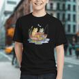 Book Shirt Frog Toad Fishing Vintage Book Frog Graphic Youth
