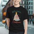 All Booked For Christmas Tree Book Bookish Christmas Graphic Youth