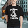 Booked And Unbothered Cat Reading Book Lovers Graphic Youth
