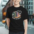 Books And Coffee Book Lover Bookish Green Book Theme Reading Graphic Youth