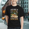 Books And Crested Gecko Owner Crestie Lover Graphic Youth