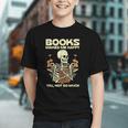 Books Make Me Happy Skeleton Read Reading Librarian Book Graphic Youth Books Make Me Happy Skeleton Read Reading Librarian Book Graphic Youth