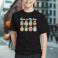 Books Are My Jam Shirt Book Lover Reader Reading Teacher Graphic Youth
