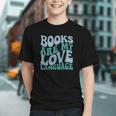 Books Are My Love Language Retro Book Quote Graphic Youth Books Are My Love Language Retro Book Quote Graphic Youth