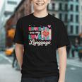 Books Are My Love Language Valentines Book Lover Librarian Graphic Youth
