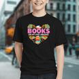 Books Are My Love Language Valentine's Day Reading Lover Graphic Youth
