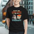 BOOKS AND MAINE COONS ARE MY THERAPY Main Coon Graphic Youth