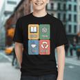 Books Yarn Coffee Repeat Crocheting Graphic Youth