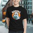 BOOOKS Cute Ghost Reading Books Halloween Graphic Youth BOOOKS Cute Ghost Reading Books Halloween Graphic Youth
