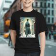 Charles Dickens Christmas Classic Book Ebeneezer Scrooge -Adults Kids Small Short Sleeve T-Shirt Graphic Youth