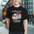 Christmas Book Lovers Naughty Or Nice Graphic Youth
