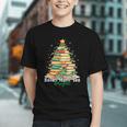 Christmas Books Make You Bright Librarian Teacher Book Lover Graphic Youth