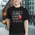 I Closed My Book To Be Here Ugly Christmas Sweater Graphic Youth I Closed My Book To Be Here Ugly Christmas Sweater Graphic Youth