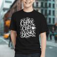 Coffee Cats & Books Reading Book Lover Reader Graphic Youth Coffee Cats & Books Reading Book Lover Reader Graphic Youth