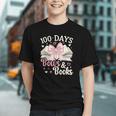 Coquette 100 Days Of Bows Books Reading 100th Day Of School Graphic Youth Coquette 100 Days Of Bows Books Reading 100th Day Of School Graphic Youth