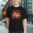 Cozy Readers Book Society Teacher Reading Floral Pumpkin Tee Graphic Youth Cozy Readers Book Society Teacher Reading Floral Pumpkin Tee Graphic Youth