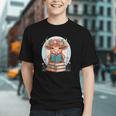 Cute Baby Highland Cow Reading Book Bookworm For Men Women Graphic Youth