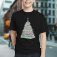 Cute Bookmas Christmas Book Tree Book Lover Teacher Graphic Youth