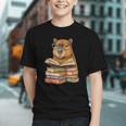 Cute Capybara Reading Books Animal Capybara Bookworms Graphic Youth