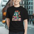Cute Dragon Reading a Book Bookworm For Men Women Kid Graphic Youth