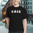 Cute Ghosts Reading Books Lover Spooky Season Halloween Graphic Youth