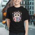 Cute Reading Owl Book Lover Teacher Librarian Bookworm Graphic Youth Cute Reading Owl Book Lover Teacher Librarian Bookworm Graphic Youth