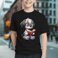 Dalmatian Reading a Book Dog Graphic Youth
