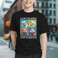 Eagle Love Reading And Eagles Child Book Lover Graphic Youth Eagle Love Reading And Eagles Child Book Lover Graphic Youth