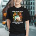 Easily Distracted By Dragons Books Cats Fantasy Book Lover Graphic Youth Easily Distracted By Dragons Books Cats Fantasy Book Lover Graphic Youth