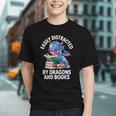 Easily Distracted By Dragons And Books Graphic Youth Easily Distracted By Dragons And Books Graphic Youth