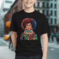 Education Is Freedom History Girl Women Book Lover Graphic Youth