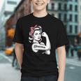 Female Librarian Rosie Riveter Book Guardian Woman Graphic Youth