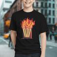 Flames And Lighter Costume For Matchbook Lovers Graphic Youth