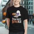 Halloween Teacher Women Cute Reading Ghost Read More Books Graphic Youth Halloween Teacher Women Cute Reading Ghost Read More Books Graphic Youth