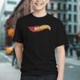 Hot Wheels Comic Book Fire Logo Graphic Youth