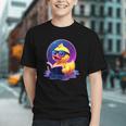Humor Rubber Duck Reading Book Graphic Youth