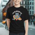 I'm An Indoor Cat Introvert Pizza Popcorn Book Gamer Cat Graphic Youth