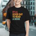 It's A Good Day To Read A Book Retro Vintage Teacher Graphic Youth