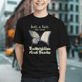 Just a Girl Who Loves Butterflies And Books Butterfly Graphic Youth Just a Girl Who Loves Butterflies And Books Butterfly Graphic Youth