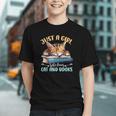 Just a Girl Who Loves Cats And Books Kitties Pet Art Lover Graphic Youth Just a Girl Who Loves Cats And Books Kitties Pet Art Lover Graphic Youth