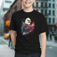 Kawaii Eagle Reads Book Reading Library Book Bookworm Graphic Youth