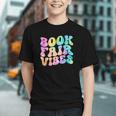 Library Book Fair Vibe Tie Dye School Reading Nostalgic Graphic Youth