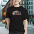 Take A Look A Book Vintage Reading Librarian Rainbow Graphic Youth