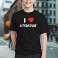 I Love Literature Heart Books Writing Reading Read Write Graphic Youth