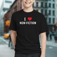 I Love Non Fiction Heart Books Reading Writing Writer Read Graphic Youth