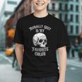 Morally Grey Is My Favorite Color Bookish Skull Graphic Youth Morally Grey Is My Favorite Color Bookish Skull Graphic Youth