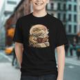 Nerdy Bearded Dragon Glasses Book Reading Graphic Youth