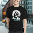 Penguin Reading A Book Vintage Graphic Bookworm Lover Graphic Youth