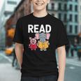 Pig Elephant Reading Cute Book Lover Bookworm Boys Girls Kid Graphic Youth Pig Elephant Reading Cute Book Lover Bookworm Boys Girls Kid Graphic Youth