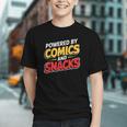 Powered By Comics And Snacks Comic Book Lover Graphic Youth Powered By Comics And Snacks Comic Book Lover Graphic Youth